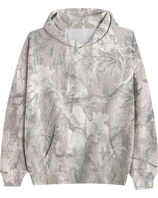 MISSACTIVER Camo Oversized Hoodies For Women Men Long Sleeve Fleece Hooded Sweatshirt Drop Should... | Amazon (US)