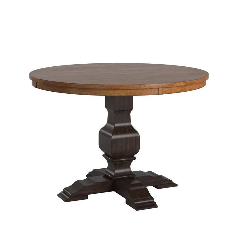 Arisa 45'' Solid Wood Pedestal Dining Table | Wayfair North America