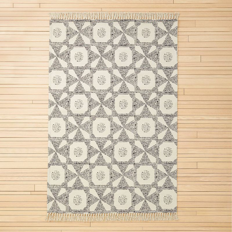 Tapestry Tile Rug Cream - Opalhouse™ designed with Jungalow™ | Target