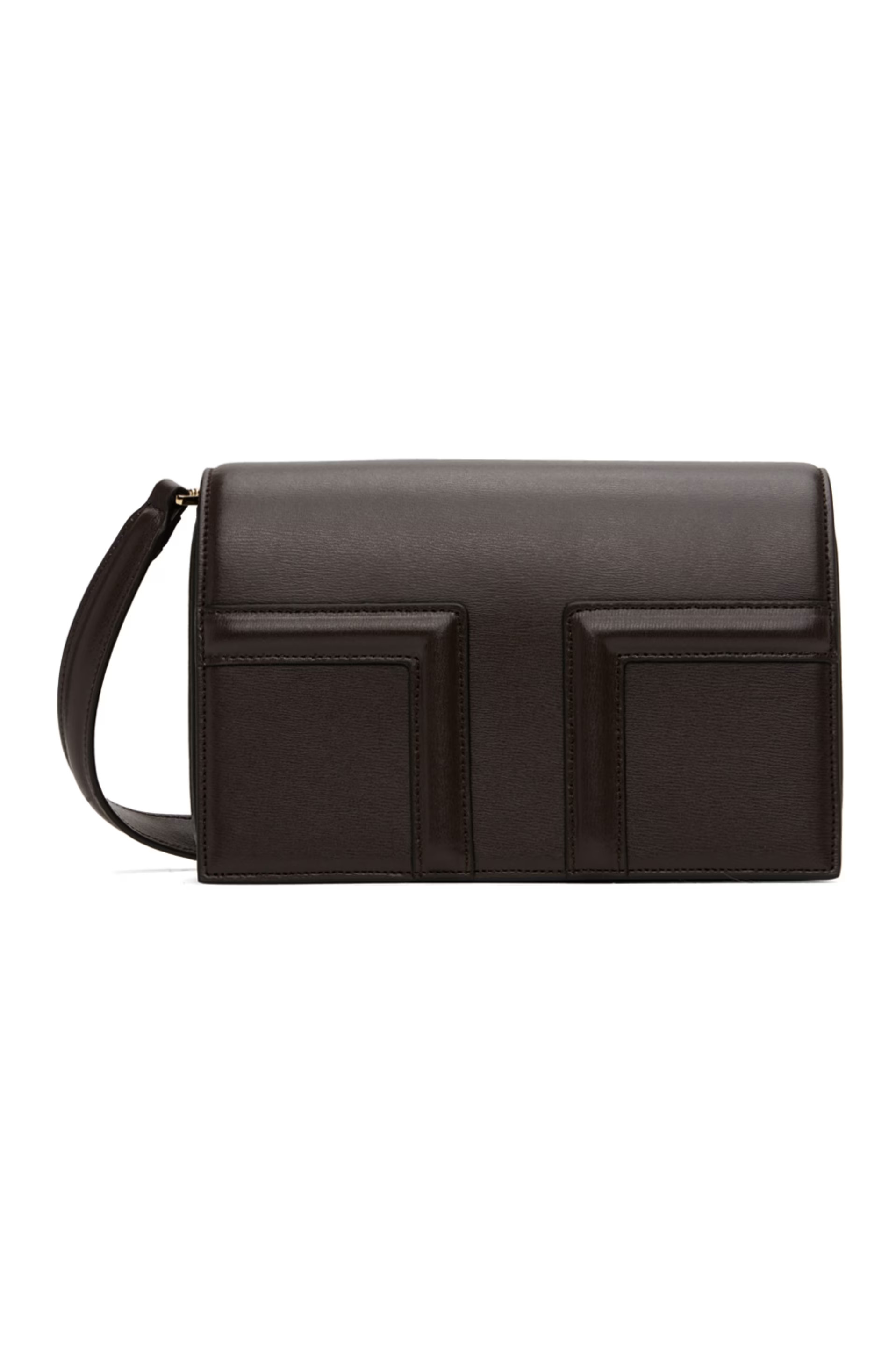 Brown Mini T-Flap Bag | SSENSE