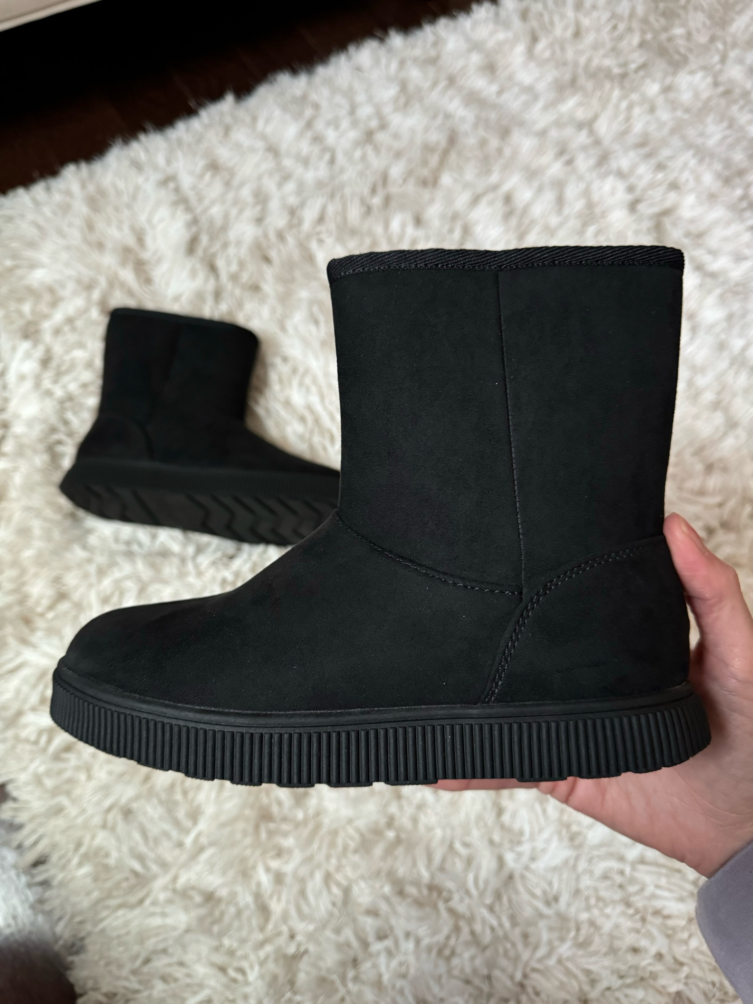 These cozy black boots are perfect for cold winter days! & Under $25 🙌🏼 I got these for my daughter and she loves them!

Target boots, black boots, ugg look alike, target winter boots for kids, faux fur lined boots, comfy and cozy, gift ideas for girls, gift guide for girls gift ideas for tweens, tween gift, guide, little girls gift guide, gift for girl age 7, gift for girl age 6, gift for girl age 5, gift for girl age 8, target gifts for girls, winter style

#LTKShoeCrush #LTKHalloween #LTKGiftGuide
