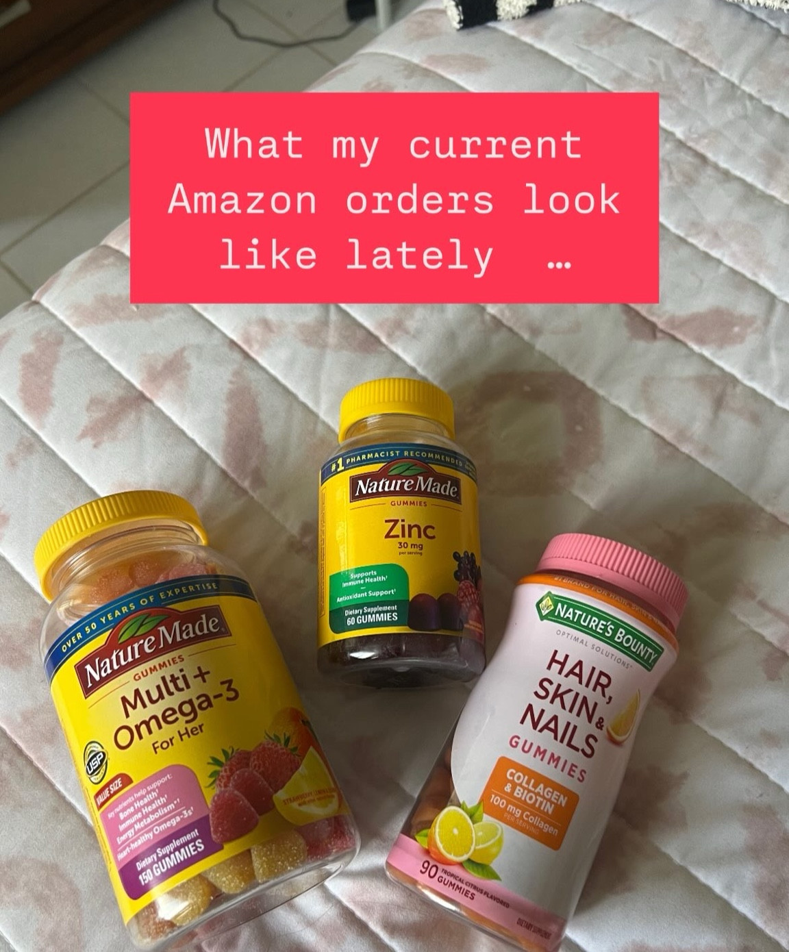Stay healthy my friends!! Let’s all hold each other accountable! 
*Women’s multivitamin supports bone health, immune health, energy, metabolism, and heart, healthy omega-3’s
*zinc supports immune health & antioxidant support
*hair skin & nails contains collagen & biotin for healthy hair, skin & nails 

#LTKSeasonal #LTKSaleAlert #LTKFitness