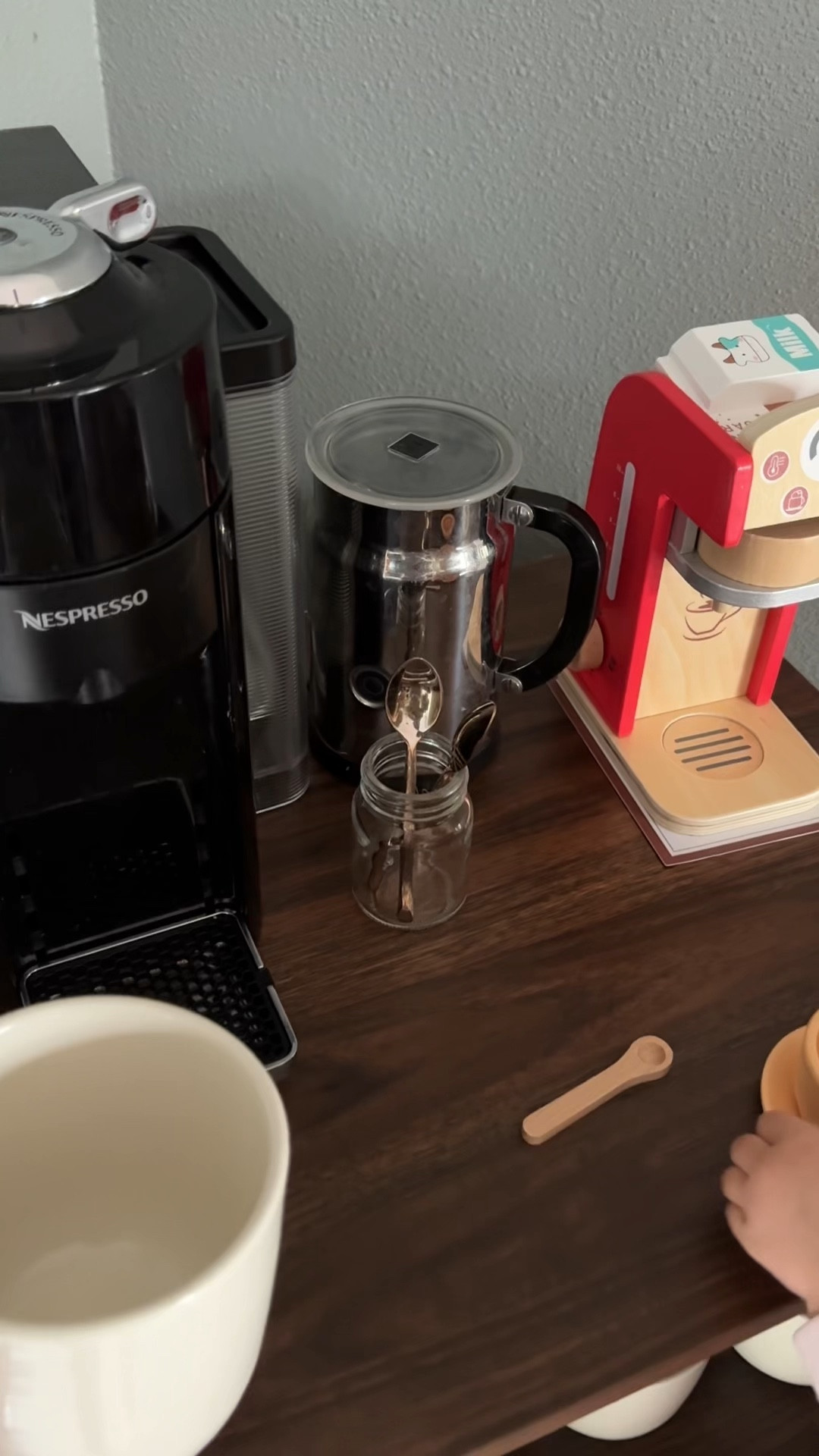 Play or training? 🤪 either way we’re loving our morning coffee together!

#LTKHome