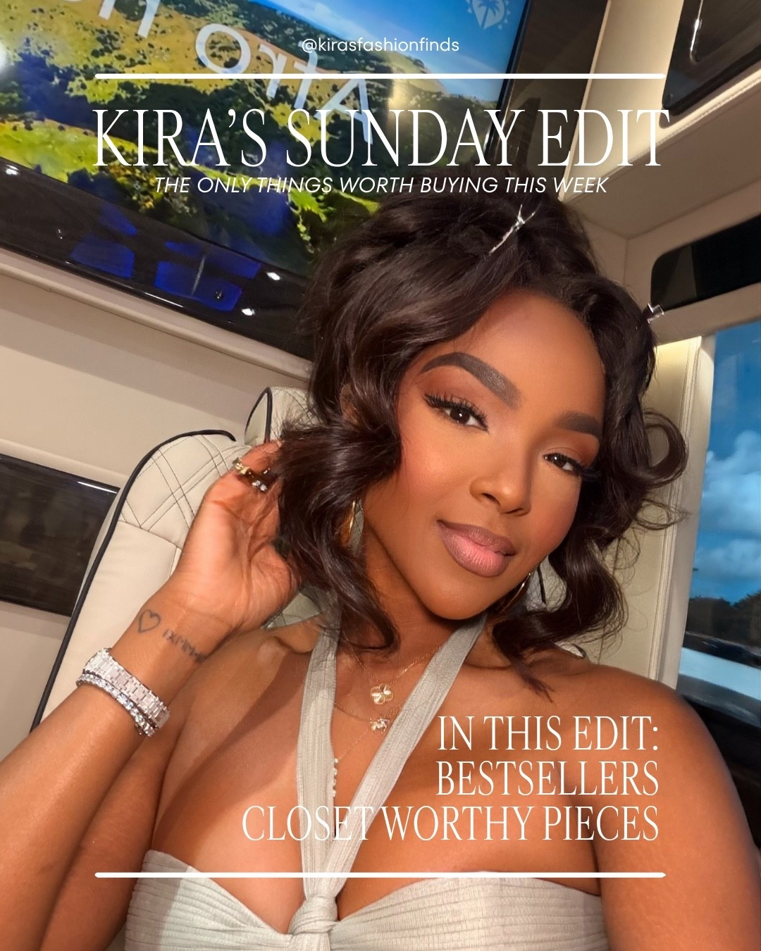 Hi babes 💕  

I’m so excited to finally introduce this new series — my Sunday Edit is officially live and it’s everything I’ve been loving lately  

This week is a mix of bestsellers and closet-worthy pieces I genuinely think are worth it ✨  

Everything is linked below for you — scroll through and tap anything you love. If something shows in a different color, still click it because the same style is usually available in multiple options  

Ordered a size small for reference (5’4”, 140 lbs, 34D, 27-40)  

Appreciate you always 🤎  
XO, Kira

#LTKMothersDay #LTKPetite