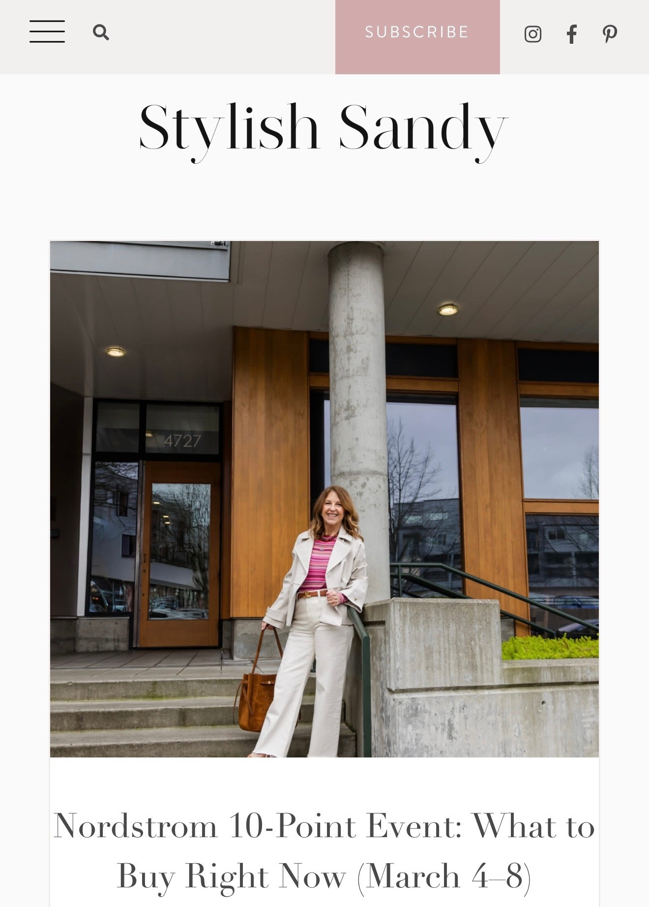 New blog post out today: what to buy during the Nordstrom 10-point event. 

OOTD
Trench, tts but roomy
Top- runs small size up
Jeans - runs tts
Flats - runs tts
Bag - larger size



#LTKootd #LTKSeasonal #LTKOver40