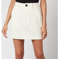 AMI Women's Corduroy Mini Skirt - Off White - S | Coggles (Global)