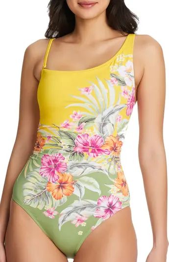 BLEU by Rod Beattie Paradiso One-Shoulder Mio One-Piece Swimsuit | Nordstrom | Nordstrom