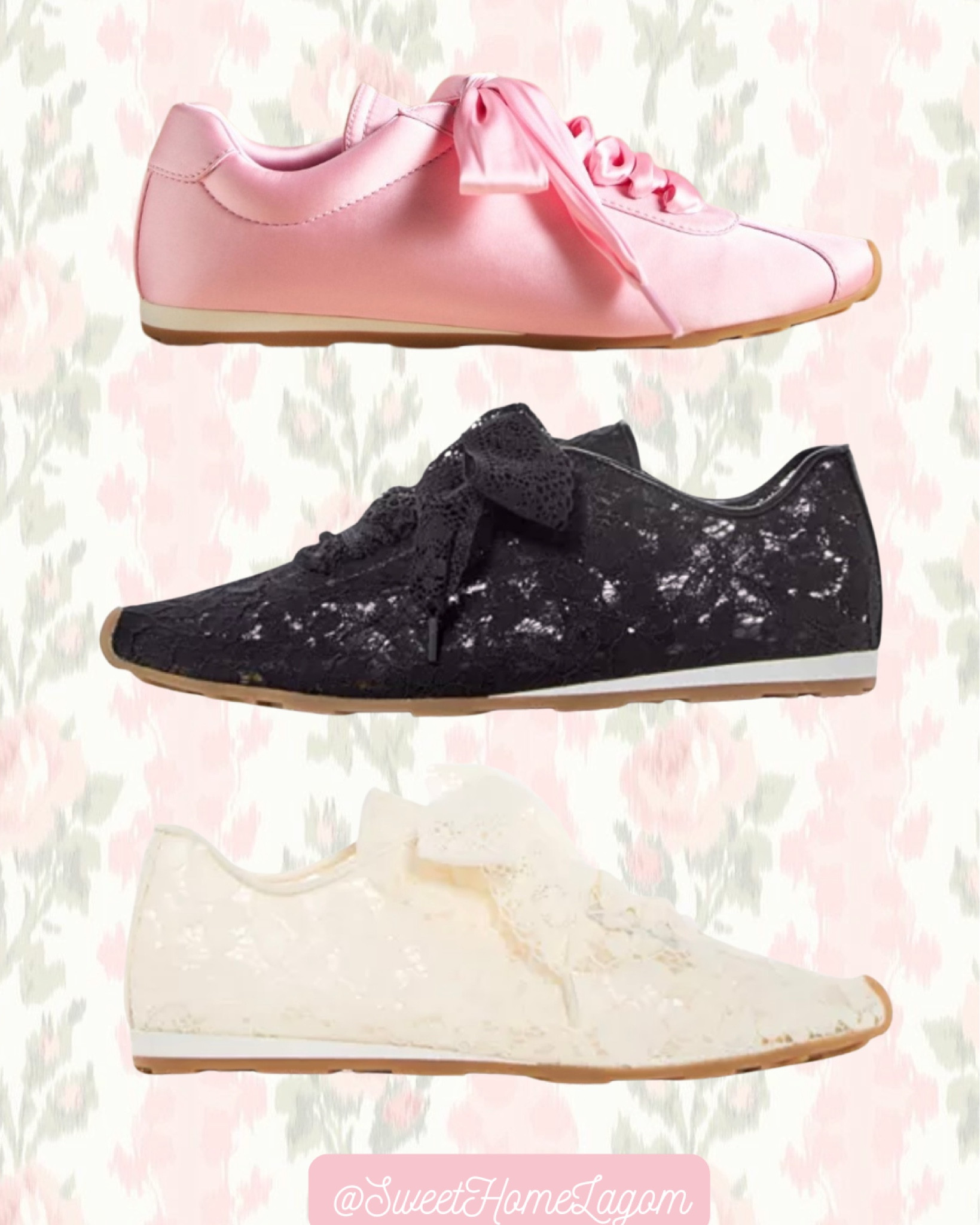 DYING over these lace and satin sneakers!!! They are selling out super fast and I have never checked out so fast in my life 😆

#LTKStyleTip #LTKShoeCrush #LTKSaleAlert