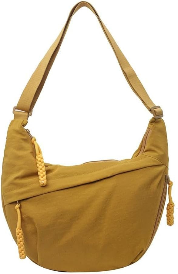 Nylon Crescent Crossbody Bag for Women Shoulder Tote Handbag Casual Sling Bag Dumpling Purse Bag ... | Amazon (US)