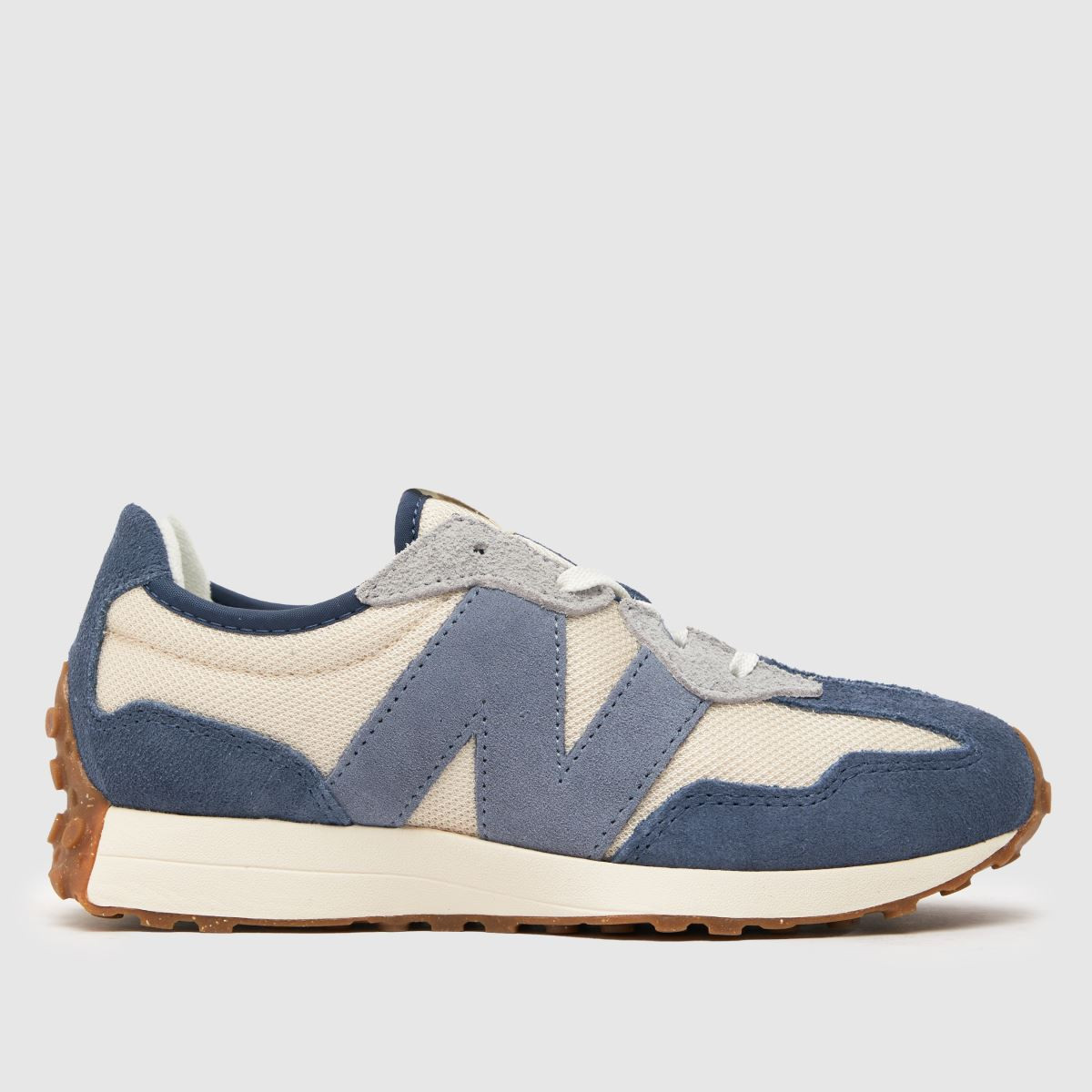 New Balance navy & stone 327 Youth Trainers | Schuh