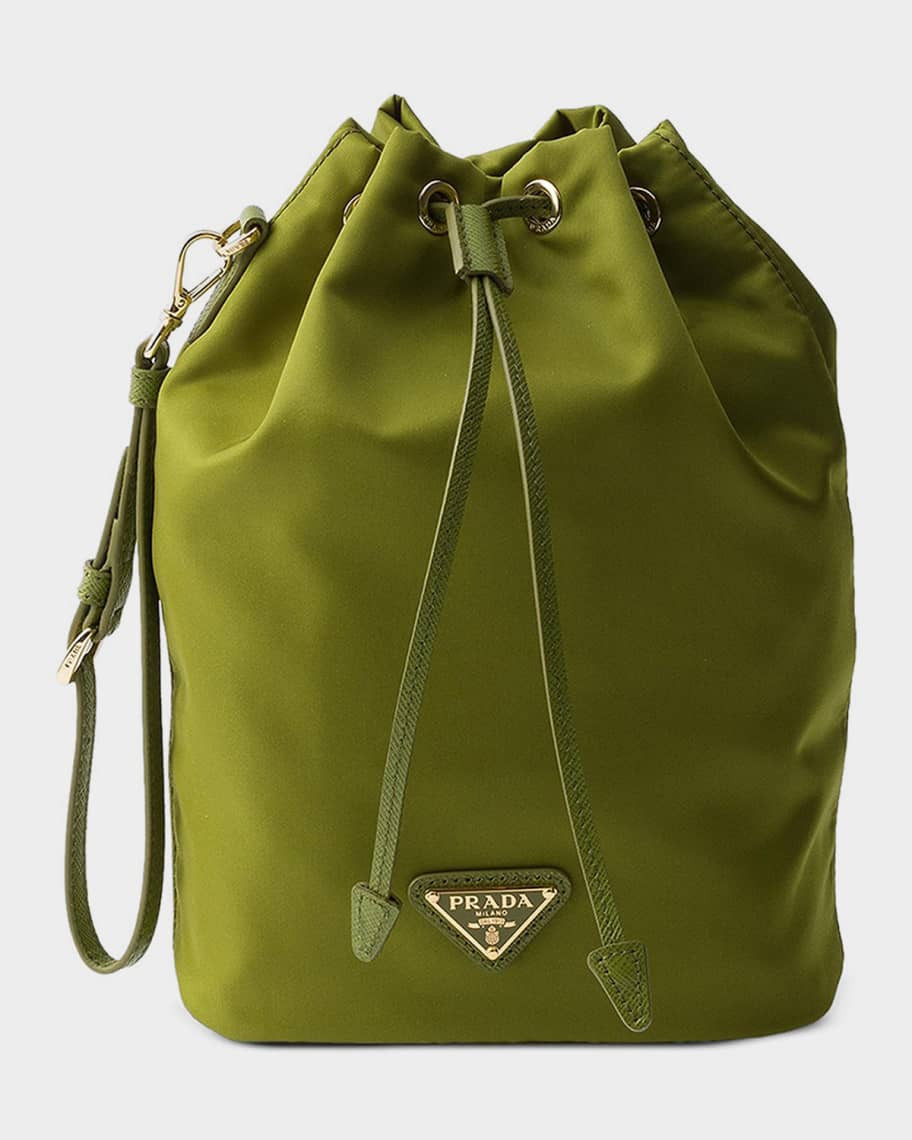 Nylon Drawstring Pouch Wristlet | Neiman Marcus