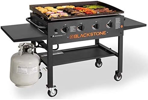 Blackstone 4-Burner 36" Griddle Cooking Station with Side Shelves | Amazon (US)