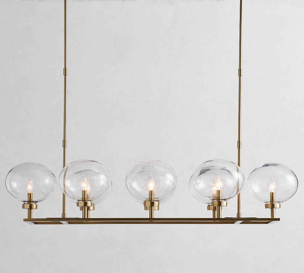 Maisie Glass Globe Chandelier | Pottery Barn (US)