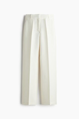 H & M - High Waist Tailored Pants - White | H&M (KR)