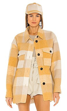 Isabel Marant Etoile Harveli Jacket in Honey from Revolve.com | Revolve Clothing (Global)