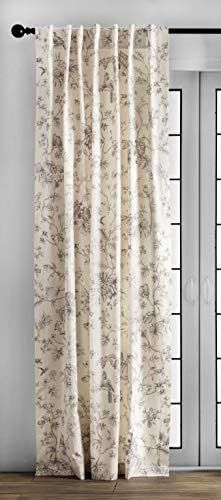 Maison d' Hermine Jouy Paradis 100% Cotton Curtain One Panel for Living Rooms Bedrooms Offices Tailo | Amazon (US)