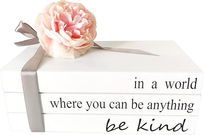 GoFika White Blank Paper Books Set of 3 (no Flower in Packaging) in a World/Where You can be Anyt... | Amazon (US)