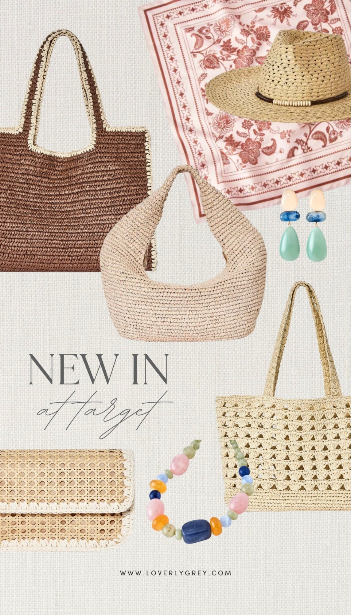 New arrivals at target! I am loving their beaded jewelry like the colorful statement necklace they just released! The wicker and woven purses are a must-have for warmer weather outfits! 

#LTKdayinmylife #LTKgrwm #LTKootd