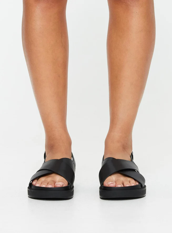 Kelley Sandals Black | Princess Polly US