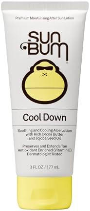 Sun Bum Cool Down Aloe Vera Lotion - Vegan After Sun Care with Cocoa Butter to Soothe and Hydrate... | Amazon (US)