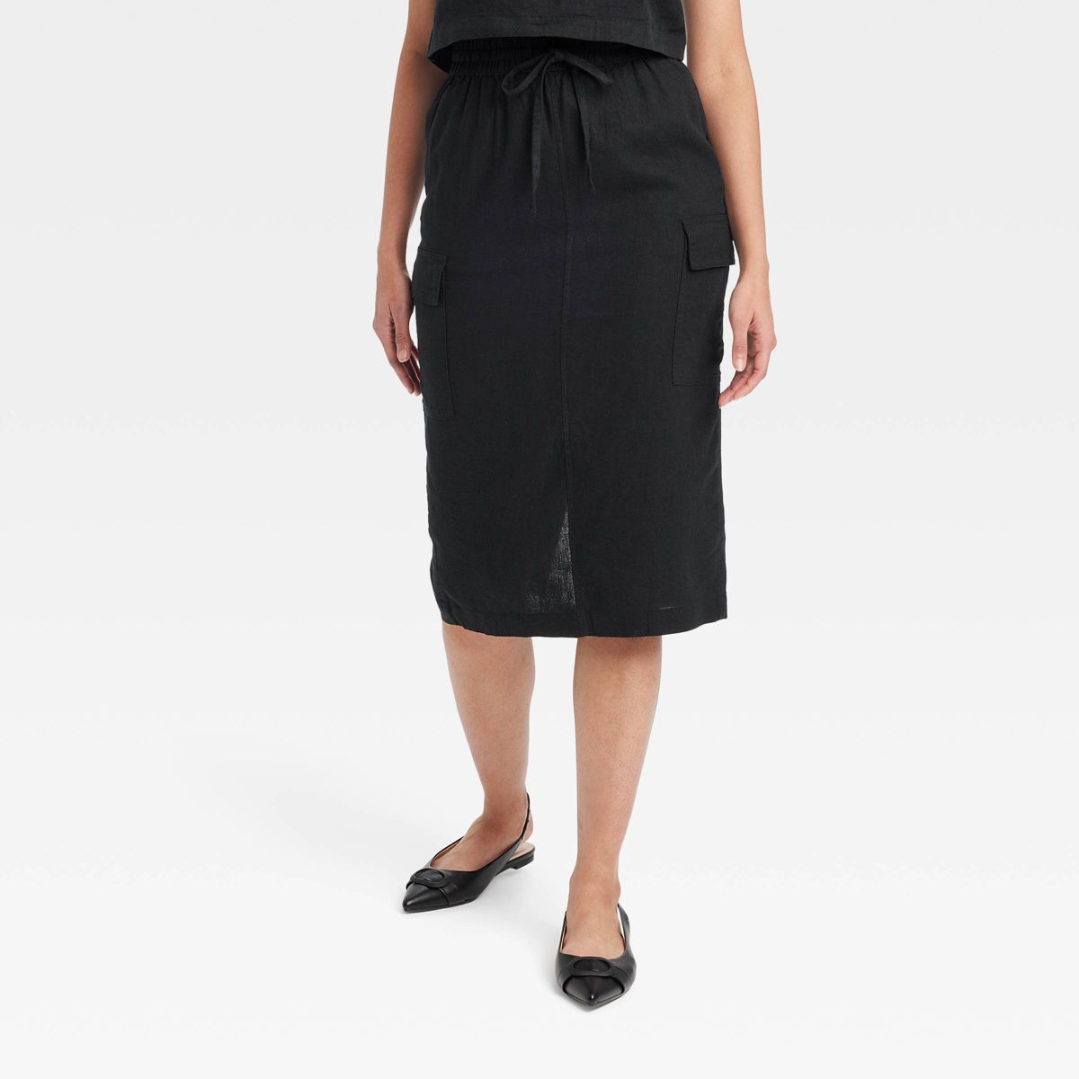 Women's Linen Midi Skirt - A New Day™ | Target