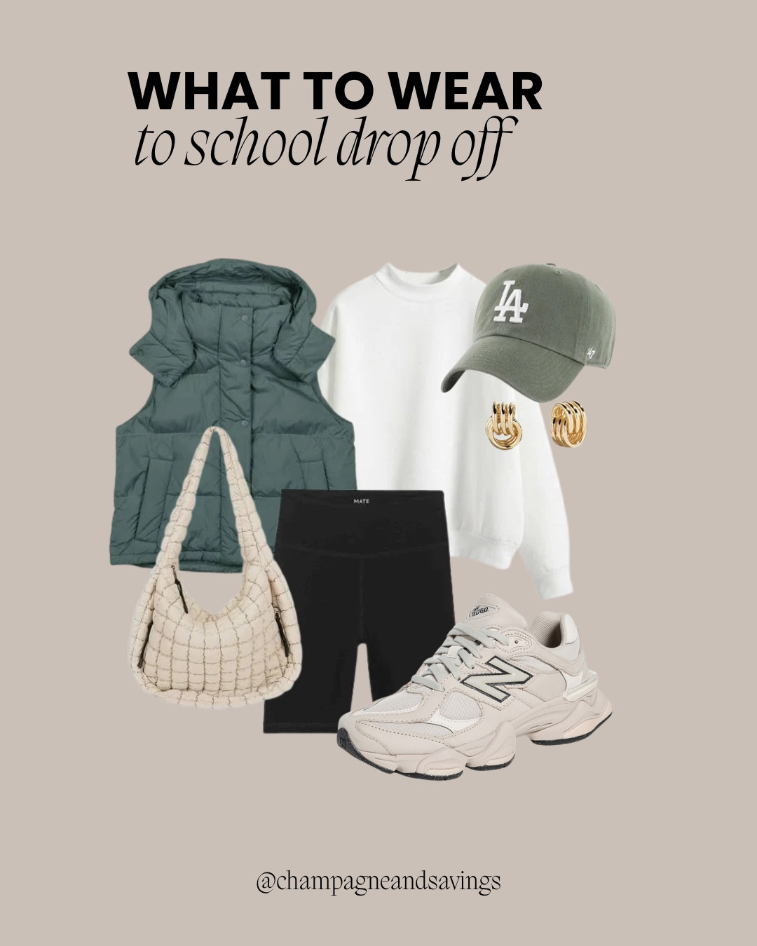 What to wear April: school drop off outfitt

#LTKootd