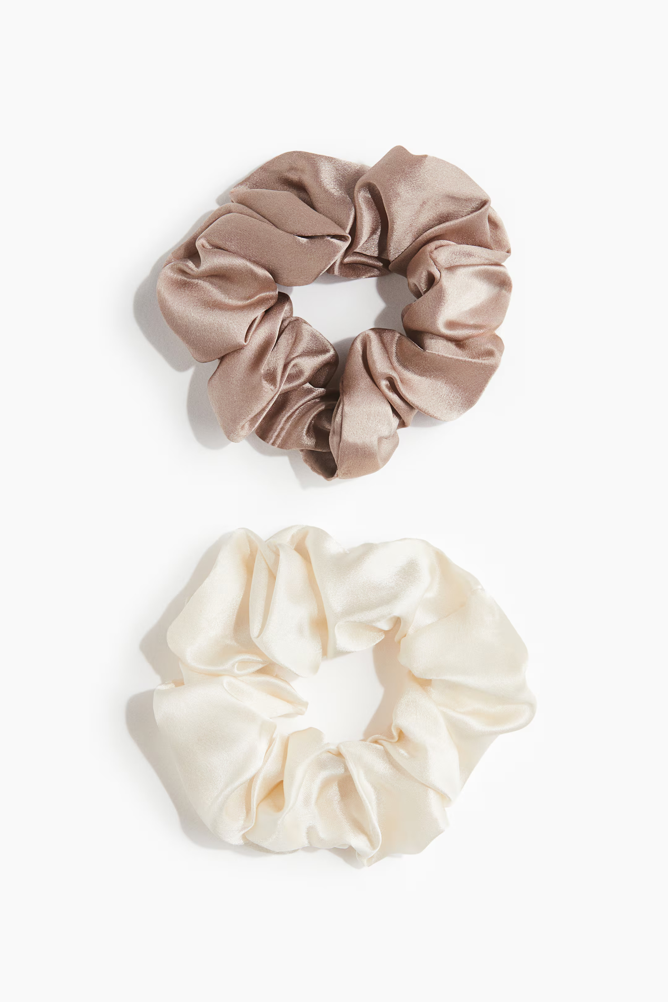 2-pack silk scrunchies | H&M (UK, MY, IN, SG, PH, TW, HK)