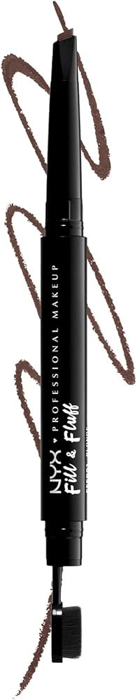 NYX PROFESSIONAL MAKEUP Fill & Fluff Eyebrow Pomade Pencil, Chocolate | Amazon (US)