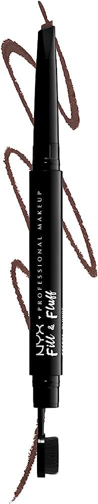 NYX PROFESSIONAL MAKEUP Fill & Fluff Eyebrow Pomade Pencil, Chocolate | Amazon (US)