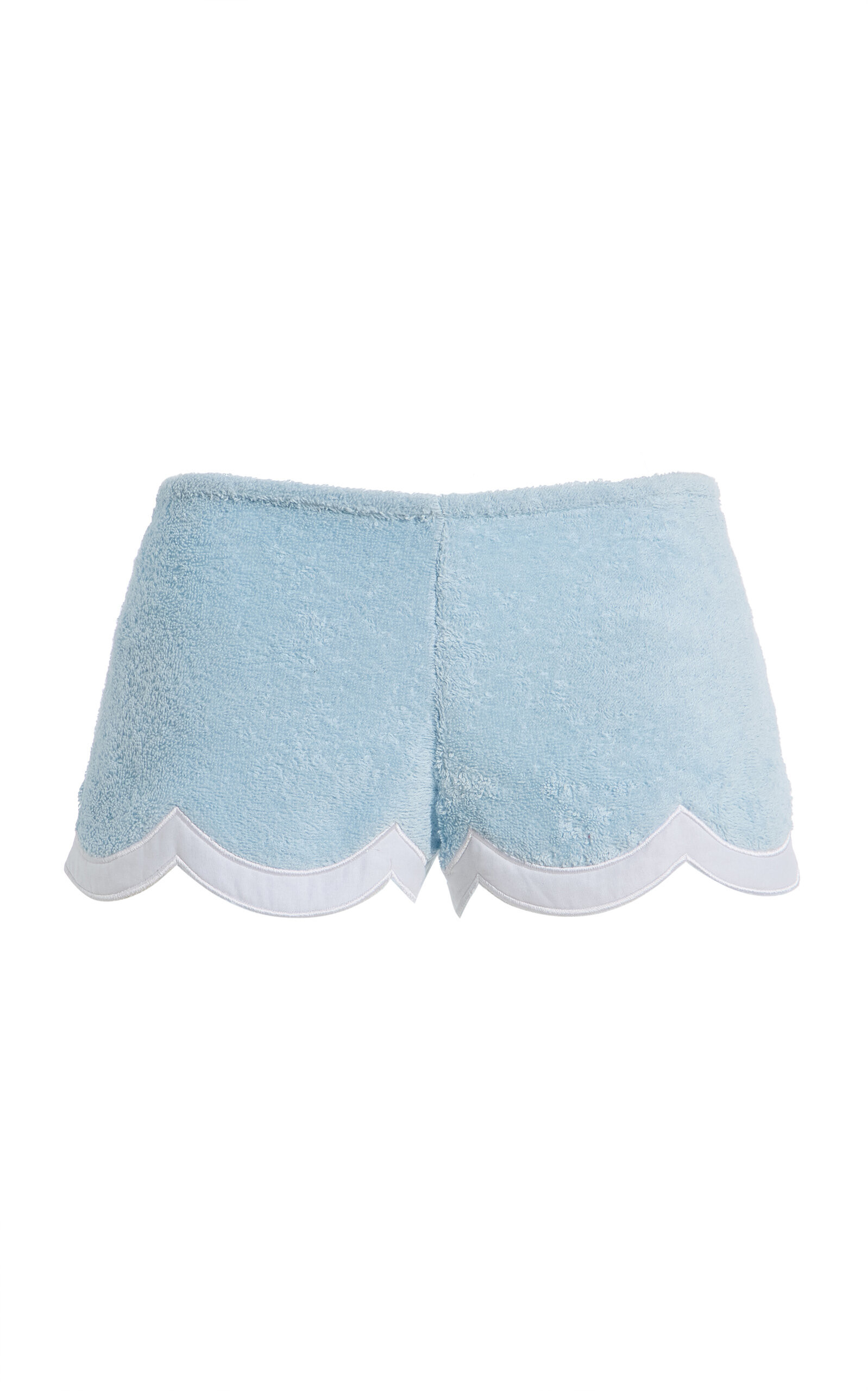 LA VESTE Waves Cotton Mini Shorts - Moda Operandi | Moda Operandi (Global)