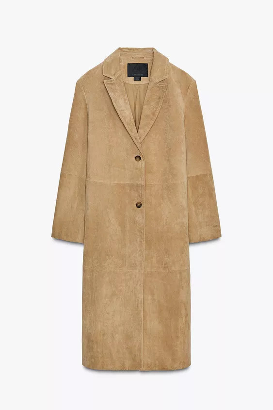 ZW COLLECTION LIMITED EDITION SUEDE COAT | Zara US