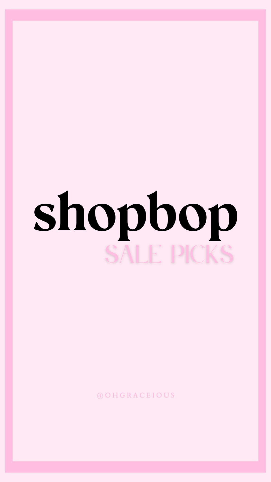 Shopbop Sale Picks

#LTKStyleTip #LTKSaleAlert