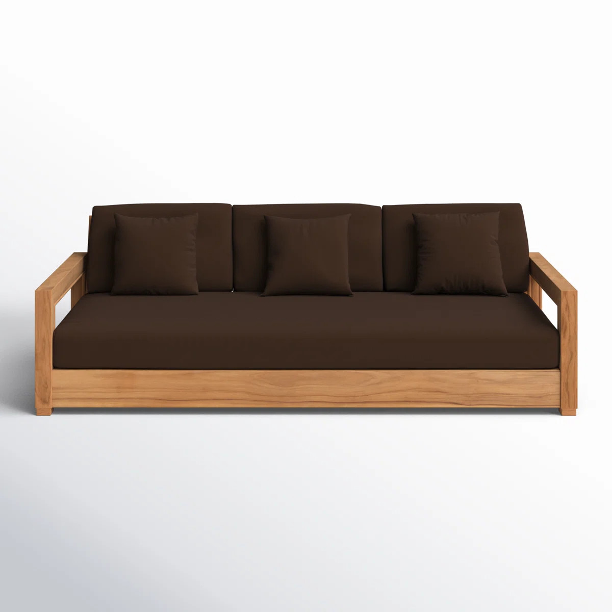 Melrose 76.55'' Teak Outdoor Sofa | Wayfair North America