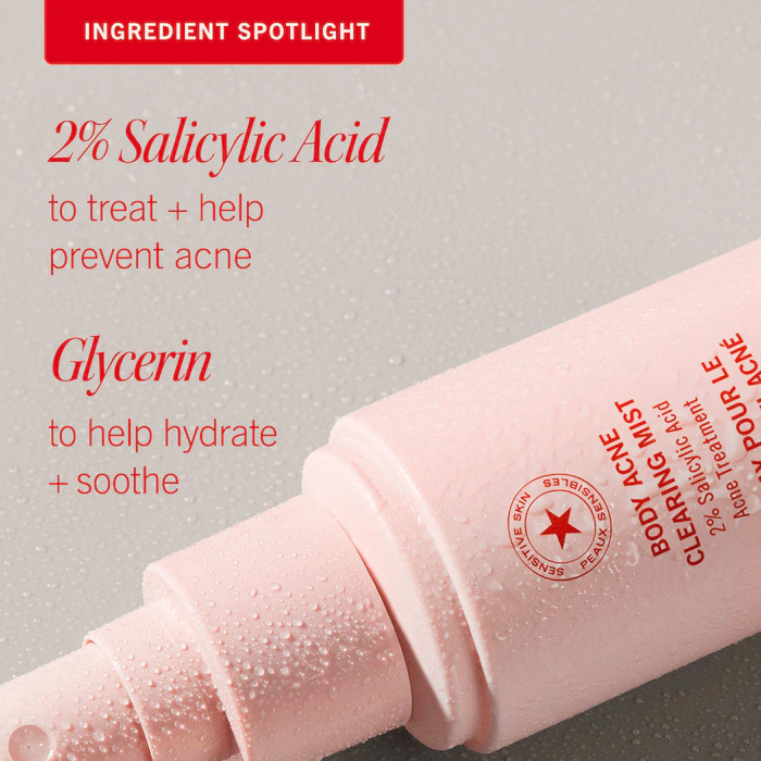 Body Acne Clearing Mist  - 2% Salicylic Acid Acne Treatment | Sephora (US)