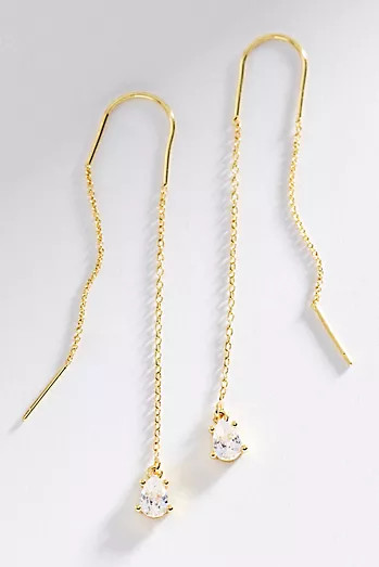 Crystal Fishhook Earrings | Anthropologie (US)