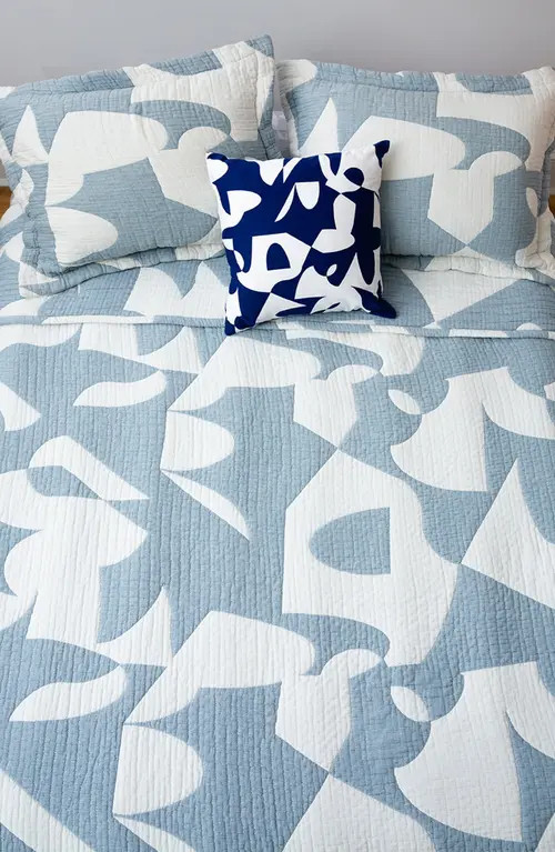 Dusen Dusen Hepta Coverlet & Sham Set at Nordstrom, Size Full | Nordstrom