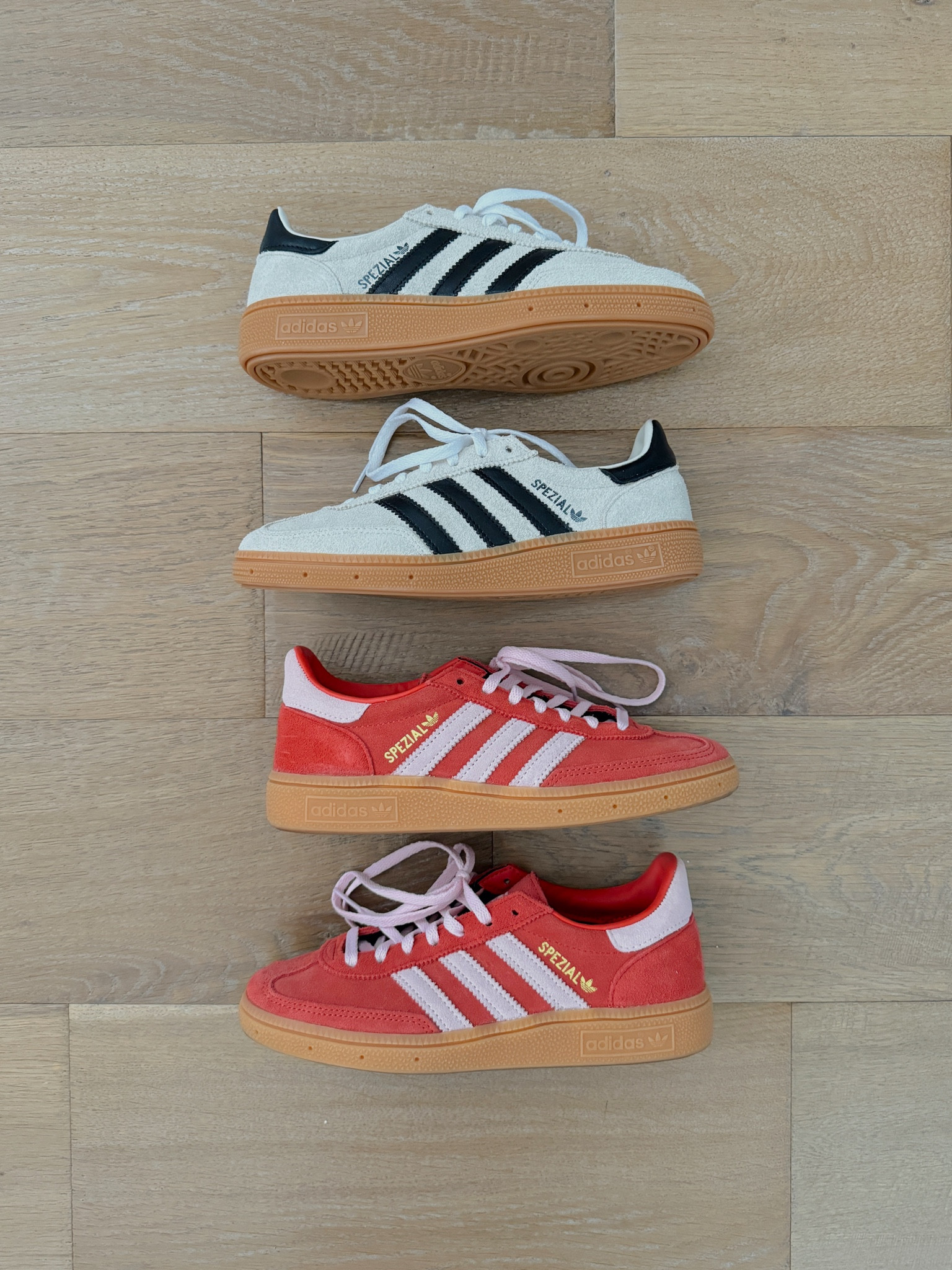Adidas handball spezial restock in ‘alumina / core black / cloud white)’  

I sized down a half size

#LTKShoeCrush #LTKTravel #LTKStyleTip