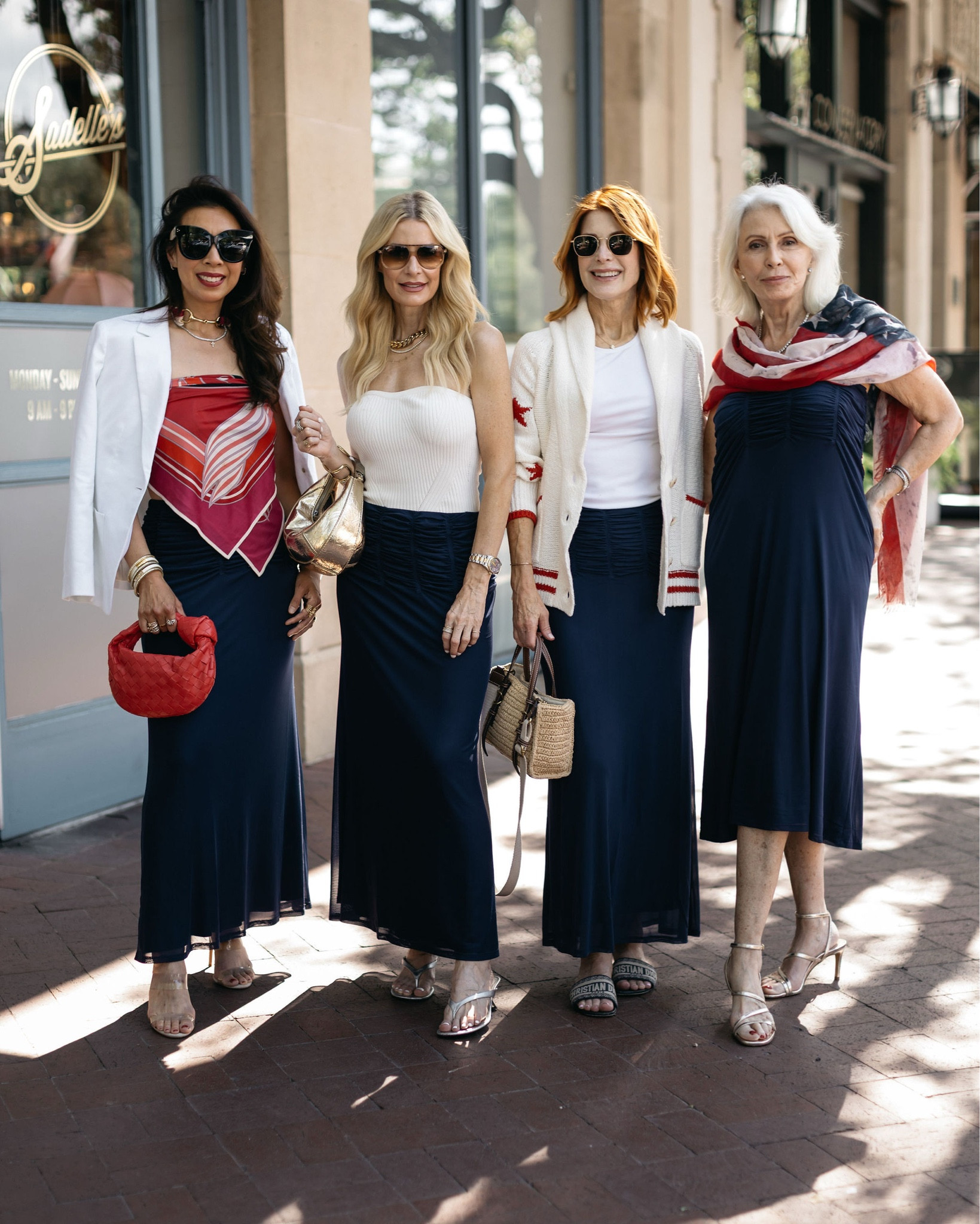 Red, white, and blue on Chic in the Golden ages ❤️🤍💙 style on every decade from the 40s, 50s, 60s, and 70s! @styleofsam @soheatherblog @themiddlepageblog @stylebeyondage #styleofsam #personalstylist 

#LTKFindsUnder100 #LTKSeasonal #LTKOver40