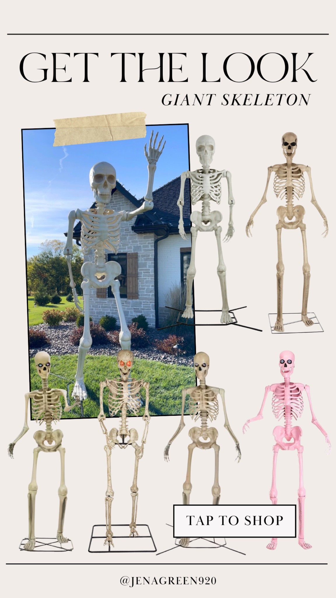 Giant Skeleton | Yard Skeleton 

#LTKHome #LTKSeasonal