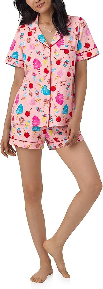 Women's Organic Cotton Classic Short Pj Set | Amazon (US)