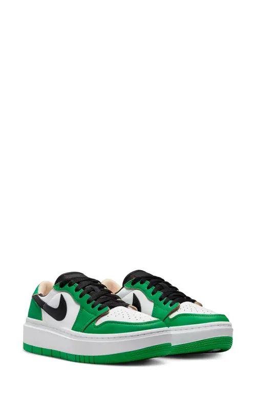 Air Jordan 1 Elevate Sneaker in Lucky Green/Black/White at Nordstrom, Size 9.5 | Nordstrom