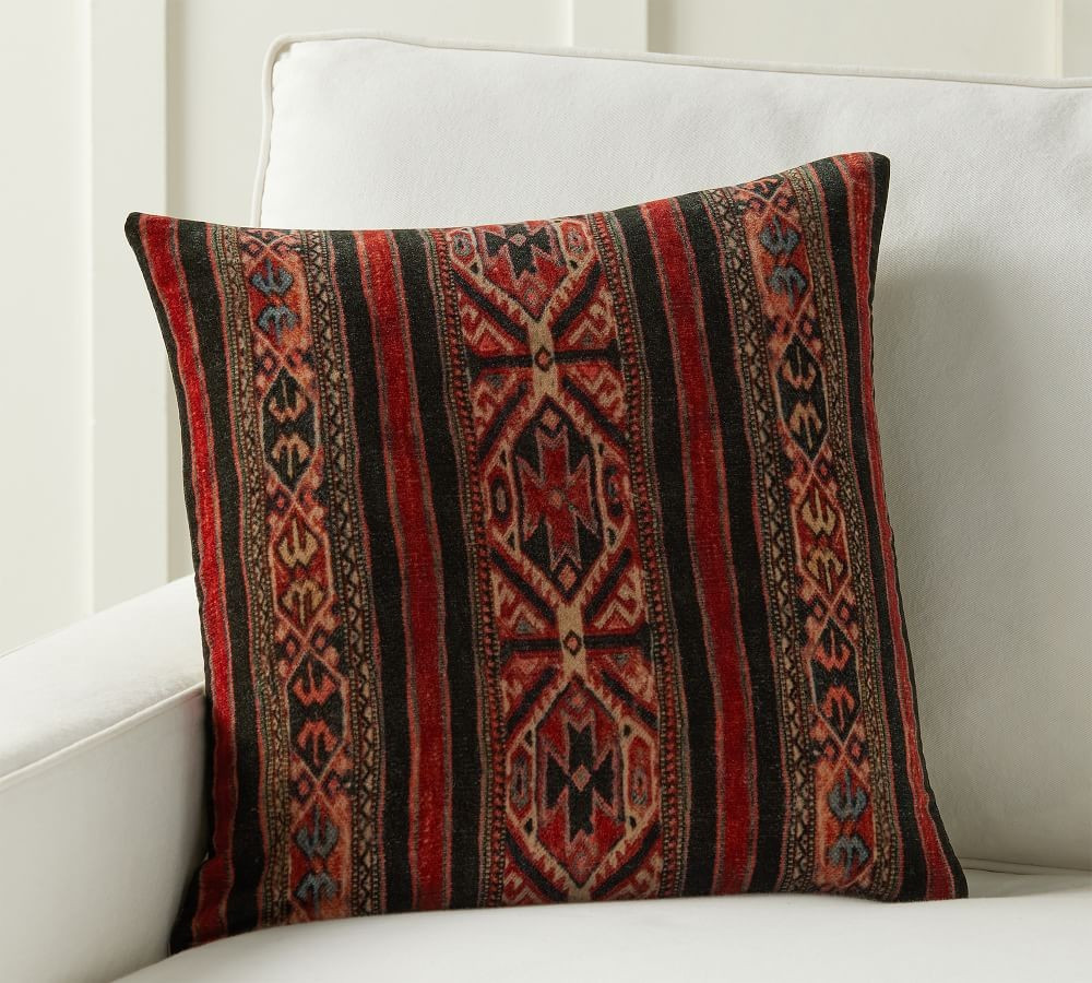 Emersyn Printed Velvet Pillow | Pottery Barn (US)