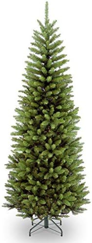 National Tree Company 6 ft Unlit Kingswood Fir Slim Artificial Christmas Tree, 629 Tips, Includes... | Amazon (US)