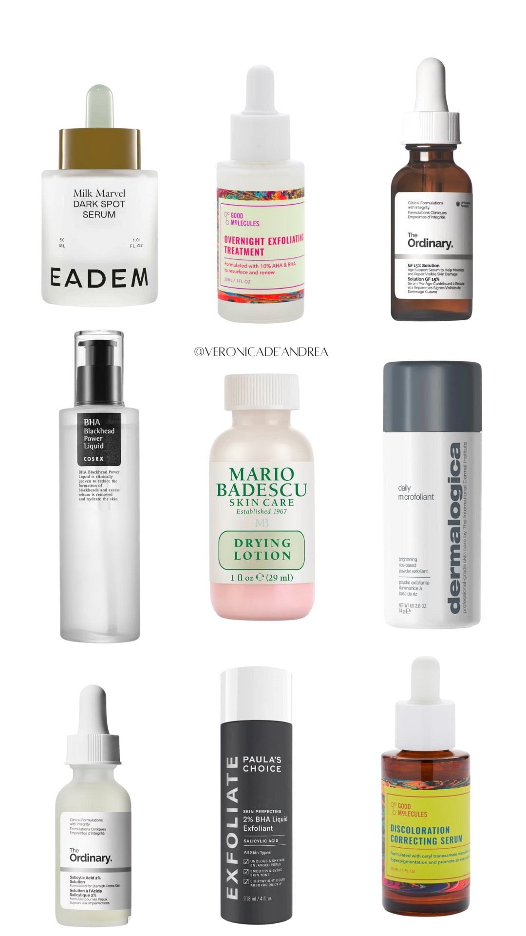 Favorite skin treatments #ltkskin #dermologica #goodmolecules #paulaschoice #cosrx #eadem #theordinary #mariobadescu 
