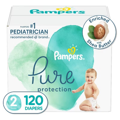 Pampers Pure Protection Diapers - (Select Size and Count) | Target