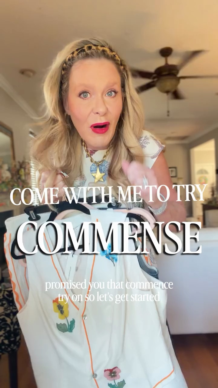 As promised… ❤️here is that try on for the COMMENSE sets. 

Effortless short sets that look polished but feel easy… 

I did size up to a large in all of them and definitely needed the large on top with the vest styling. 

If you love pieces that feel elevated but still comfortable, this drop is worth a look. Comment for a link🔗🔗

Which one is your favorite? 👀 Comment for the link 

#COMMENSE  #VacationStyle #ResortWear #MidlifeStyle #over50fashion