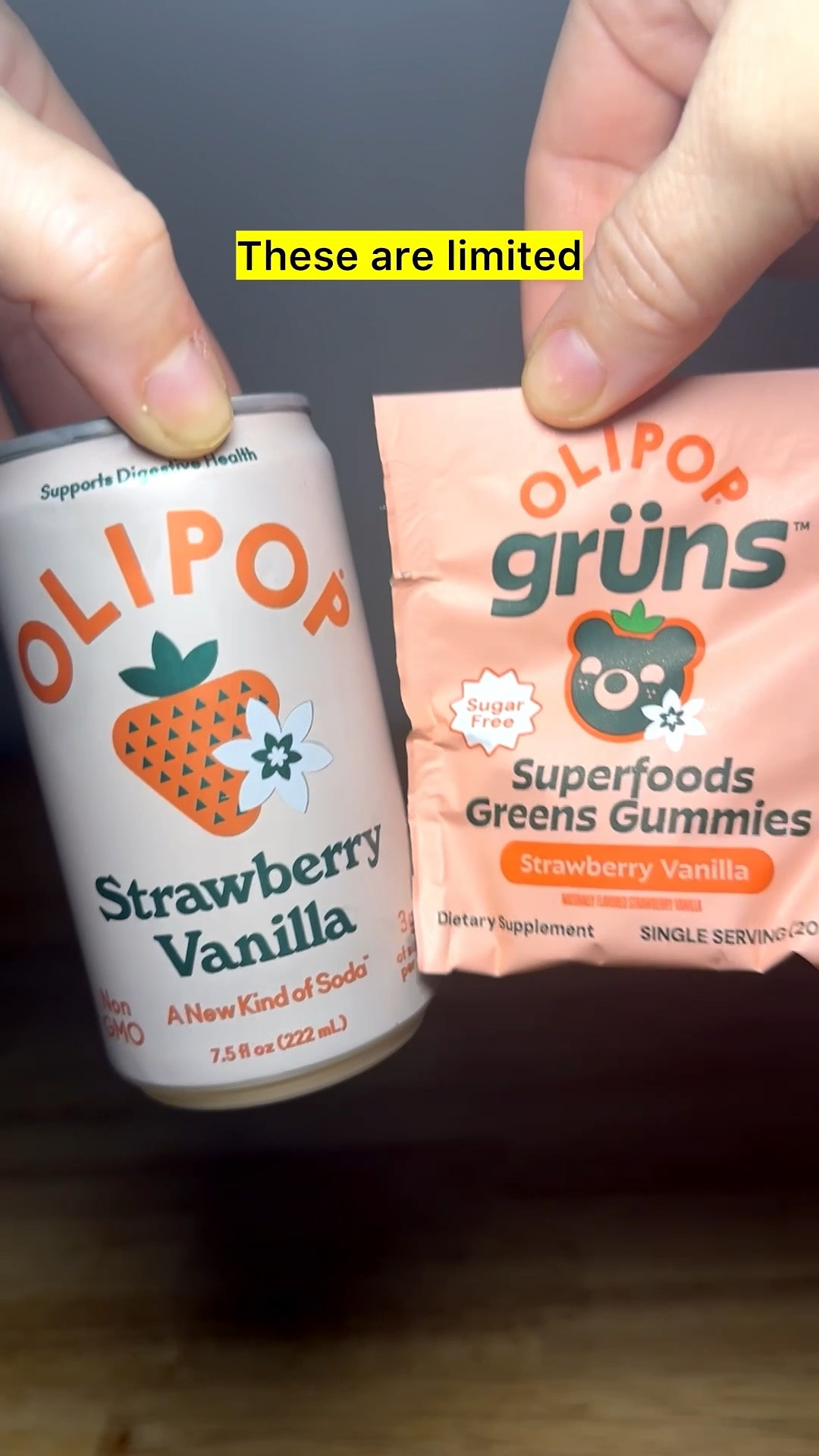 @OLIPOP × @Grüns stawberry 🍓🥤
collab is the perfect combo for summer! Taste is 10/10 🏃‍♀️RUN because this flavor is limited and will sell out! #gruns #grunsxolipop #greensgummies #asmrsounds #summervibes

#LTKdayinmylife #LTKselfcare #LTKvlog