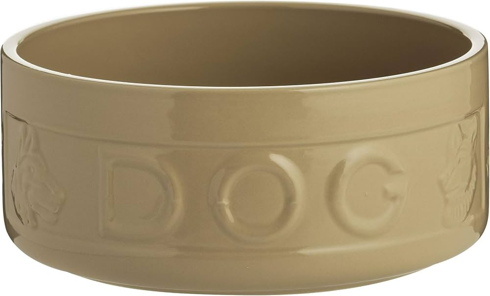 Mason Cash Cane Dog Bowl 20cm Large Stoneware Pet Bowl, 1.6 Litre Capacity, Classic Design, Dishw... | Amazon (UK)