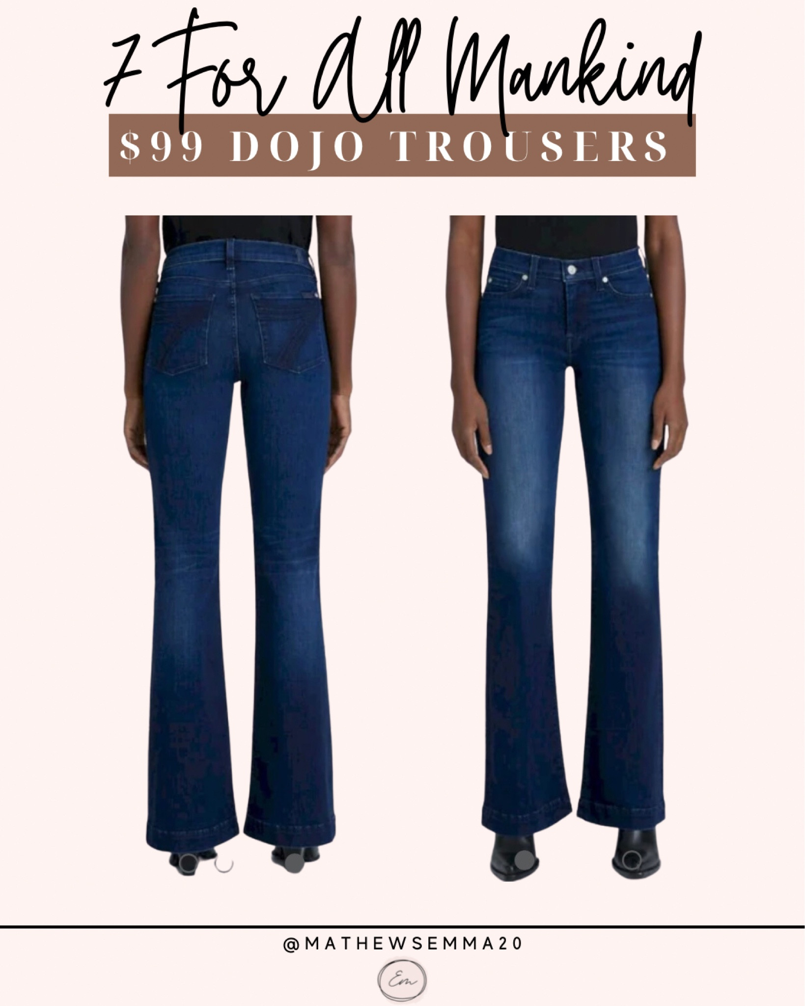 7 For All Mankind
Denim
Sale
Trouser jeans
Flare jeans
Dark wash


#LTKunder100 #LTKsalealert #LTKBacktoSchool