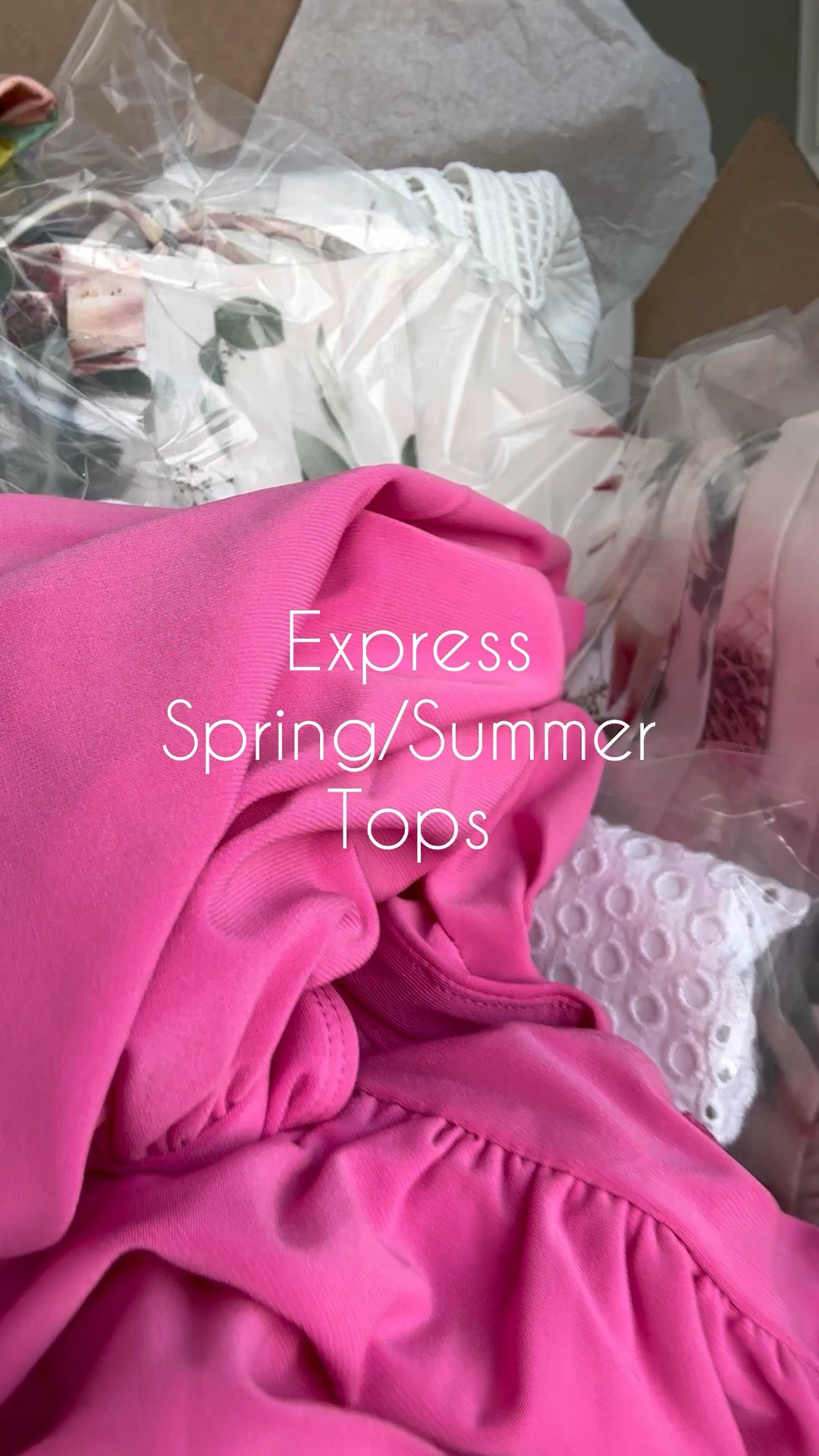 Love it or leave it | spring and summer tops from Express! 

Full disclosure I actually loved everything but I need to size up in the purple and white halter. Wearing a small but need a medium. 

Wearing a 2 regular in the jeans. They are VERY rigid. If you do not like a rigid denim you will not like these. But if you like rigid stick with your true express size. I cut mine to a length of my liking 

#LTKunder50 #LTKSeasonal #LTKsalealert